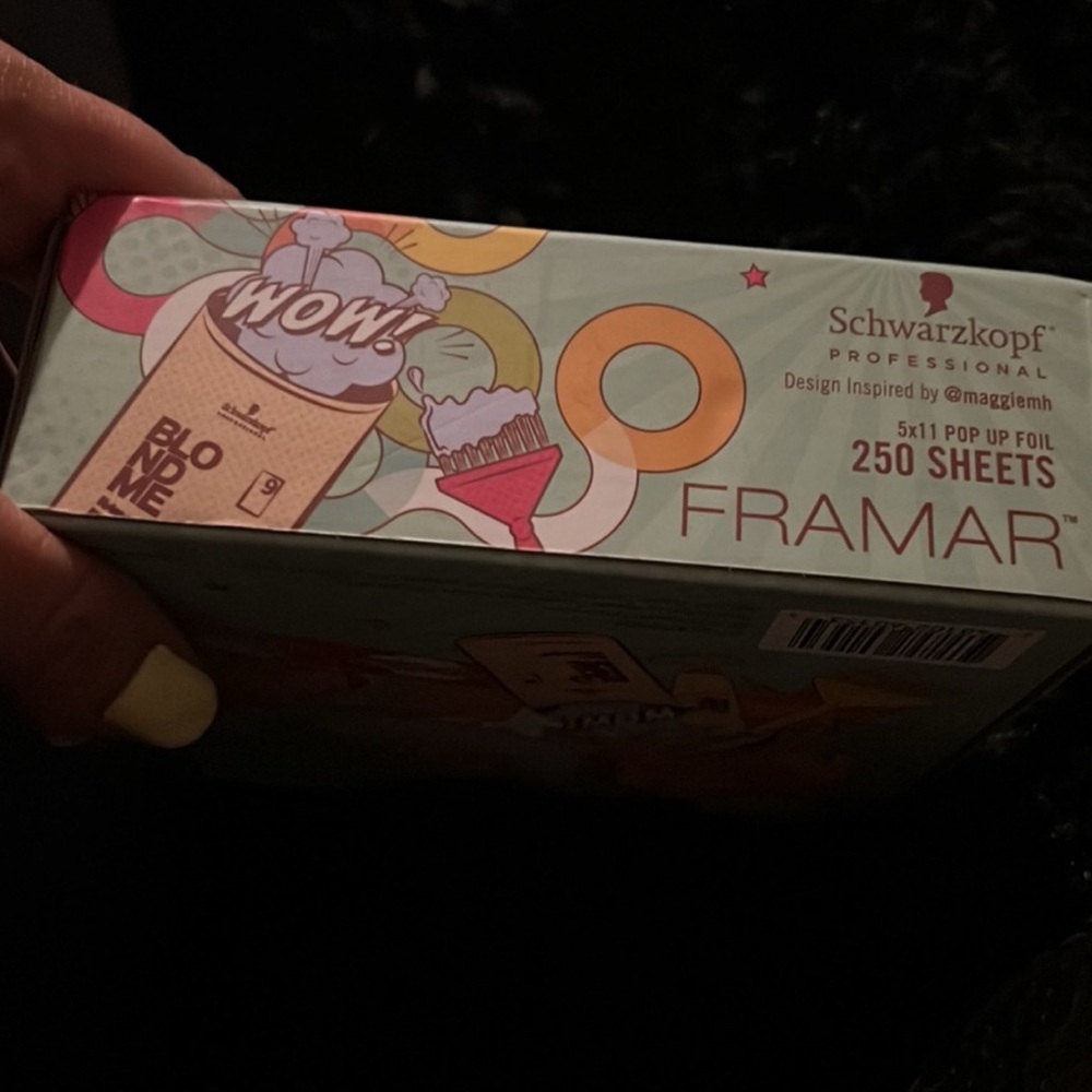 (30boxes)Schwarzkopf Professional Limited Edition Framar Pop Up Foil Sheets 5x11 - Picture 5 of 6